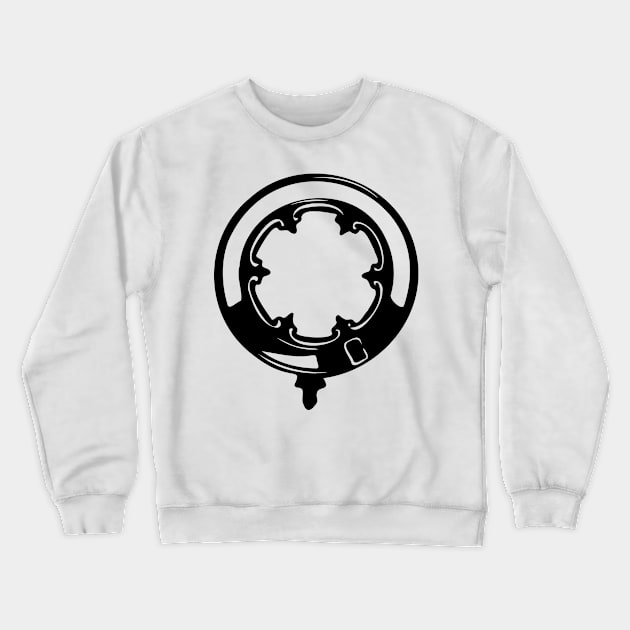 Round circle emblem ornament Crewneck Sweatshirt by Creative Art Store